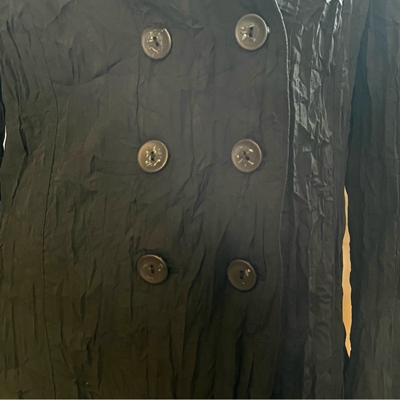 ROSS MAYER double breasted crepe jacket - Picture 2 of 5